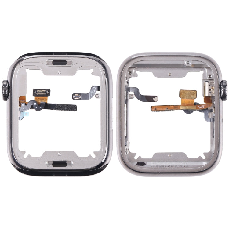 Per Apple Watch Series 7 Piastra con cornice centrale da 45 mm con altoparlante/alimentazione/cavo flessibile con albero rotante, Series 7 45mm Per Apple Watch Series 7 Piastra con cornice centrale da 45 mm con altoparlante/alimentazione/cavo flessibile con albero rotante, Series 7 45mm